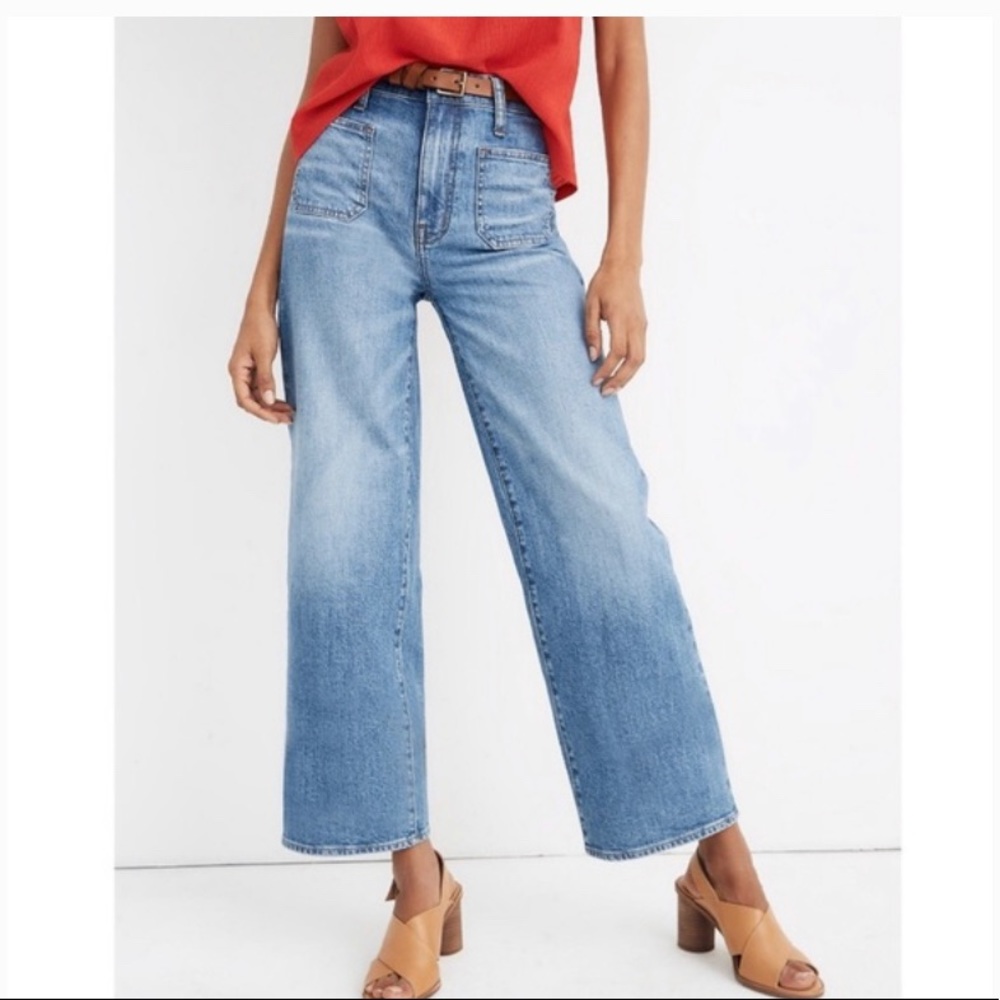Madewell wide leg jeans